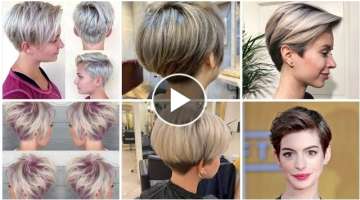 Different Trendy Light Shades Hair Dye Colours With Short ???? Stylish Hair Styling Ideas