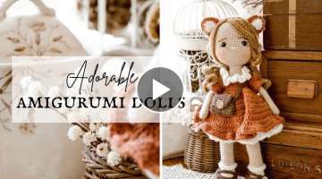 Crochet These Adorable Amigurumi Dolls | Which One is Your Favorite? ????