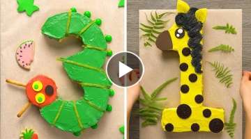 10 Amazing Number Themed Dessert Recipes | DIY Homemade Number Buttercream Cupcakes | So Yummy Ca...