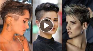 Boy Cut For Girls New Style Undercut HAIRCUT Ideas For Women's 2021 | Short Pixie Haircut