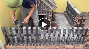 Amazing idea - DIY Green Villa for Your Pet / Build Mini House - Creative from Cement and Recycle...