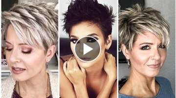 Women short pixie Haircut for the age of 50 60 70 80/ short pixie haircut ideas