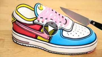 CARTOON Sneaker Nike AF1 CAKE | Comic Cake Idea by Cakes StepbyStep