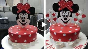 Mini Mouse Cake Design |Mini Mouse Cake |Mini Mouse Birthday Cake Design |Mini Mouse Kaishe Banay...
