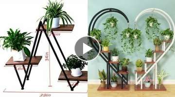 beautiful wrought iron multilayer shelves plant stand designs and ideas