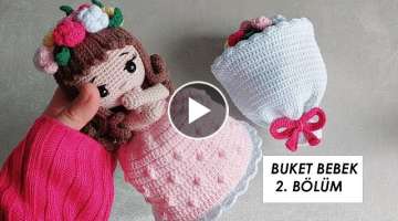 Sürpriz Bebek yapımı 2.Bölüm (amigurumi doll tutorial)English subtitle