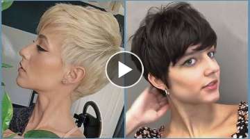 Messy Pixie Haircuts For New Looking ???? Women Short Hairstyles 2021