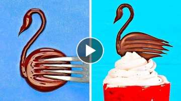 Easy And Cool Hacks For Chocolate Decor That Anyone Can Make