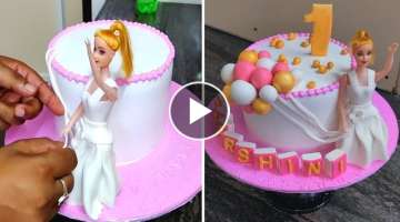 1st Birthday Cake | Baby BirthDay Cake | Barbie Doll Cake |